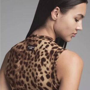 Skims x Dolce & Gabbana Leopard Print Women's Tank